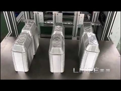 ISO Fully Automatic Aluminum Foil Container Machine 4 Cavities