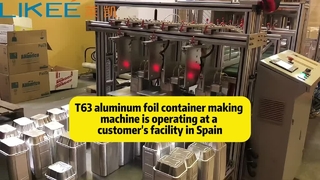 خط تولید دستگاه تولید ظروف فویل آلومینیومی LK-T63