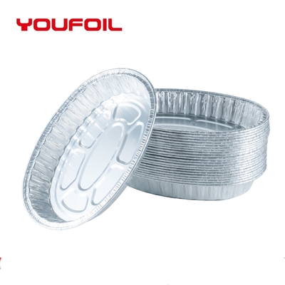خرید سینی فویل آلومینیومی یکبار مصرف به رنگ نقره ای بیضی شکل online manufacture