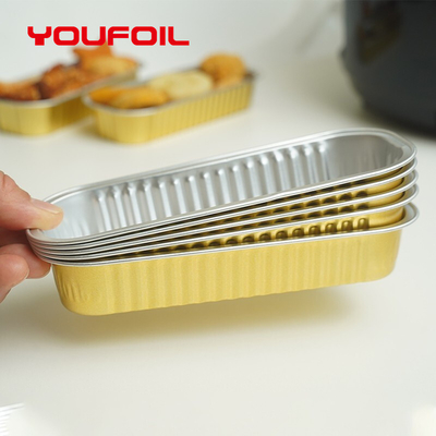 خرید ظرف غذای فویلی آلومینیومی بازیافتی OEM، سینی آلومینیومی پخت online manufacture