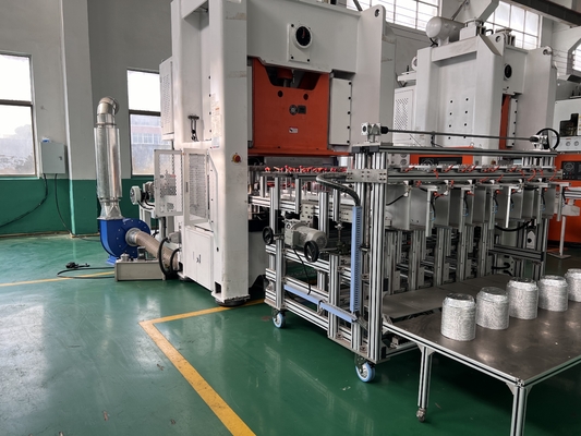 خرید دستگاه ساخت ظرف آلومینیومی نقره ای 4 حفره ای ISO online manufacture