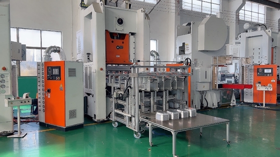 خرید دستگاه تولید ظرف فویل آلومینیومی با فشار 80 تن و سیستم کنترل PLC online manufacture