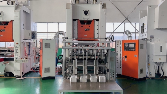 خرید دستگاه پرس ساخت تابه فویلی آلومینیومی LK-T80 با توان 26 کیلووات، برق اشنایدر online manufacture