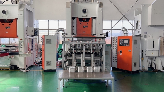 خرید 4 حفره 0.8Mpa فولک آلومینیوم کانتینر تولید خط آلومینیوم کانتینر ماشین online manufacture
