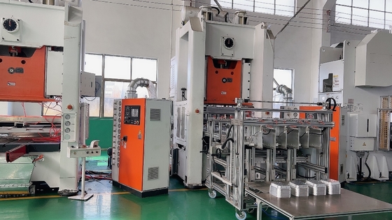 خرید دستگاه ساخت ظرف آلومینیومی فویلی زیمنس موتور با چهار حفره و عملکرد آسان online manufacture
