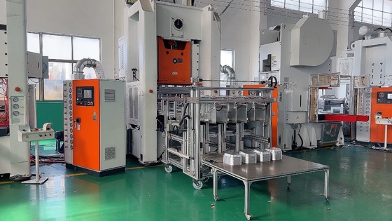 خرید ماشین ساخت ظرف ورق آلومینیومی آٹو استاکر ماشین ساخت ورق نقره ای online manufacture
