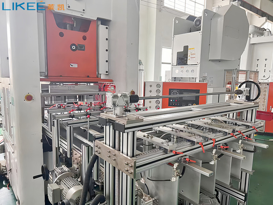 خرید دستگاه تولید ظرف آلومینیومی فویلی تمام اتوماتیک با فشار 80 تن و کنترل PLC online manufacture