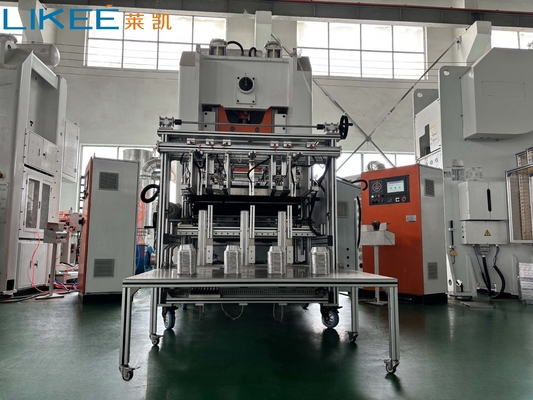 خرید LK-T63 ظرف مواد غذایی آلومینیوم ورق سوراخ کردن سینی ماشین ساخت برای BBQ در فضای باز online manufacture