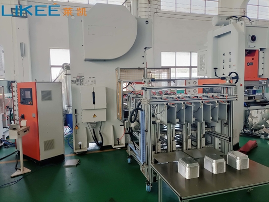 خرید Mitsubishi کنترل PLC 12000pcs/hr ظرفیت تولید آلومینیوم ورق مواد غذایی ظرف سازی ماشین online manufacture