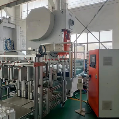 خرید خط تولید ظرف فویل آلومینیومی 3 حفره ای با کنترل PLC میتسوبیشی LK-T63 online manufacture