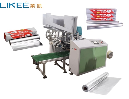 خرید دستگاه اتوماتیک بازپیچی فویل آلومینیوم خانگی LKWD-450 با PLC میتسوبیشی online manufacture
