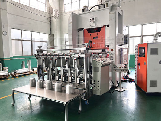 خرید ماشین ساخت ظرف ورق آلومینیوم 7 اینچ دور یکبار مصرفی با پوشش online manufacture