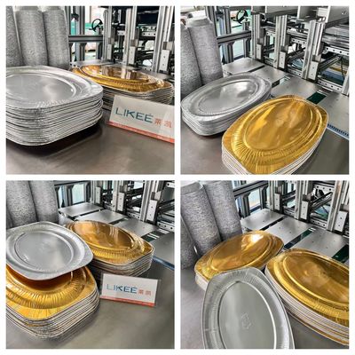 خرید LK-T80 Food Container Punching Machine Automatic Food-Safe Fish Pan Forming Machine online manufacture