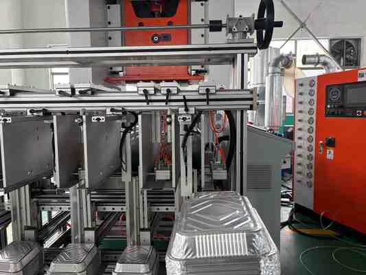 خرید دستگاه ساخت ظرف غذای فویلی آلومینیومی مستطیلی با لوگوی OEM LK-T80 برای دستگاه بسته‌بندی غذای آماده و بسته‌بندی غذای سریع online manufacture