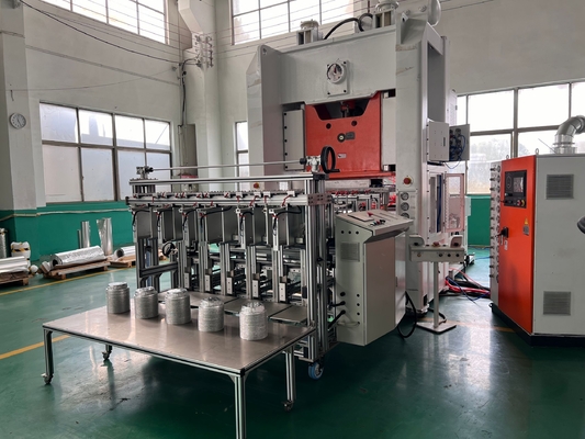 5 خط کنترل PLC اتوماتیک آلومینیوم ورق ظرف سازی ماشین