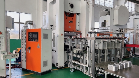 ماشین ساخت ظرف مواد غذایی آلومینیومی 27KW ثابت 260mm Stroke