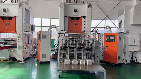 4 راه 0.8Mpa آلومینیوم ورق کانتینر ساخت ماشین آلومینیوم بسته بندی جعبه ماشین
