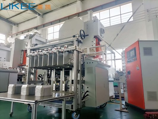 دستگاه ساخت ظرف فویل آلومینیومی LK-T63، 9000 عدد در ساعت، پانچ فریم C
