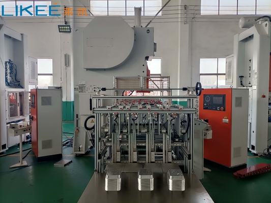 گواهینامه ISO 9001 دستگاه پانچ سینی غذای آلومینیومی C Frame