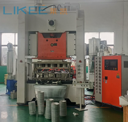 ماشین ساخت سینی های فولیک آلومینیومی با سرعت بالا LK-T130 با عمر طولانی