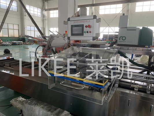دستگاه بسته بندی و مهر و موم خودکار کنترل PLC فول کاغذ با چسب ذوب داغ