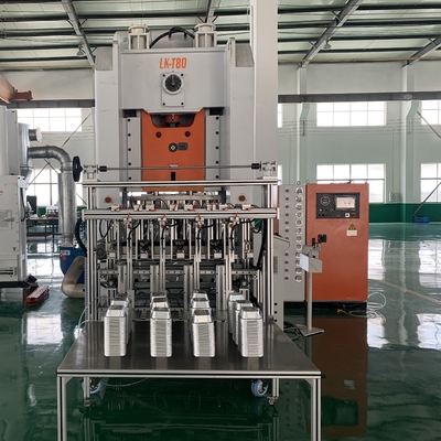 دستگاه ظرف آلومینیومی فویلی با کنترل PLC میتسوبیشی اصل ژاپن LK-T80