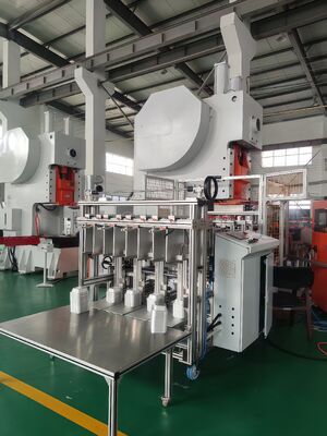LK-T63 Aluminum Foil Container Machine Fully Automatic Press Line with Stable C Frame Design