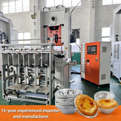 LK-T80 Aluminum Foil Making Machine Container Complete Production Line Solution