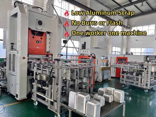 ماشین ساخت ورق آلومینیوم LK-T80 با ظرفیت مطبوعات 80 تن، کنترل PLC Mitsubishi و 12000pcs / ساعت